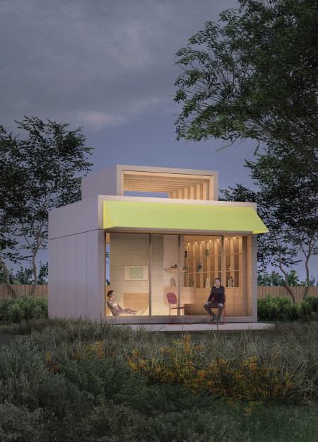 Passive House with Bio Block Masonry and Efficient Thermal Performance  