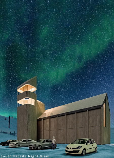 Charred Wooden Shingles and Cross-Laminated Timber Create a Community Hub Integrated with Nature  
