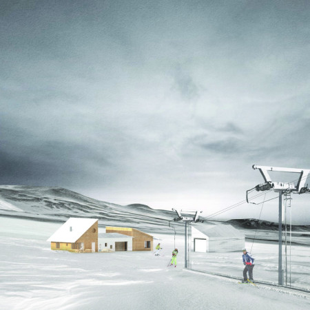Charred Wooden Shingles and FSC-Certified Wood Create a Sustainable Ski Lodge in Iceland  