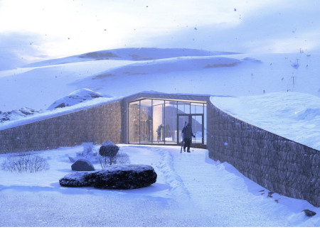 Cross-Laminated Timber Structure Embracing Geothermal Sustainability in An Icy Landscape