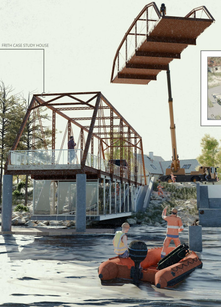 Repurposed Steel and Composite Panels Create Sustainable Living Along the Huron River  
