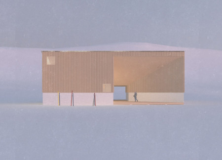 Charred Wooden Shingles and Expansive Glazing in a Multifunctional Ski Retreat  