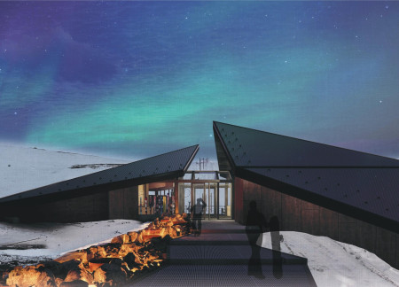 Charred Wooden Shingles Complement Cross-Laminated Timber Design in Sustainable Community Space