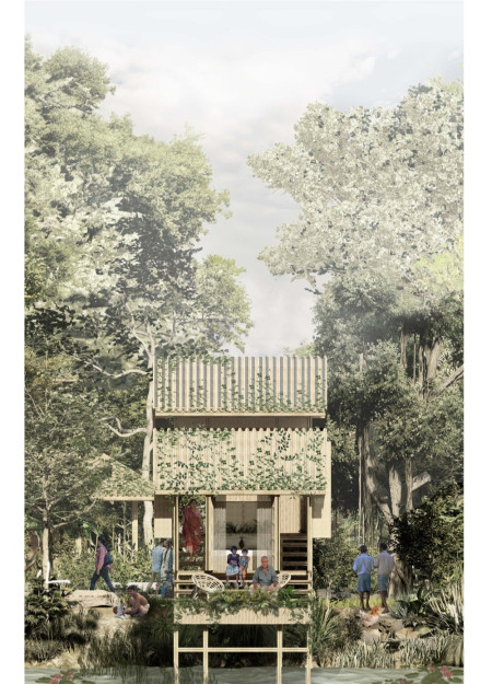 Microbial Energy Solutions Crafted with Bamboo and Recycled Materials for Sustainable Living  