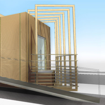 Charred Wooden Shingles and Natural Ventilation Shape a Community-Centric Space