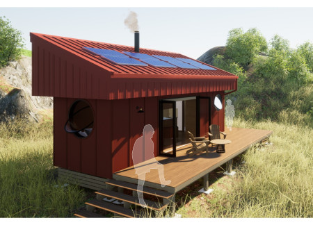 Charred Wooden Shingles Enveloping Structurally Efficient Cross-Laminated Timber Frameworks in a Community-Focused Environment