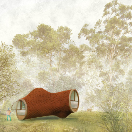 Charred Wooden Shingles and Green Roofs Shaping Multifunctional Community Spaces  
