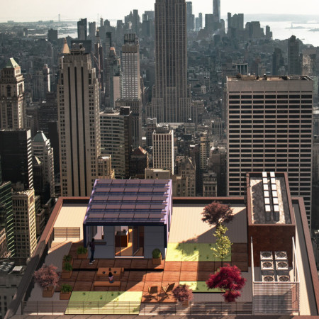 Rooftop Living with Cross-Laminated Timber Panels and Sustainable Design Solutions  