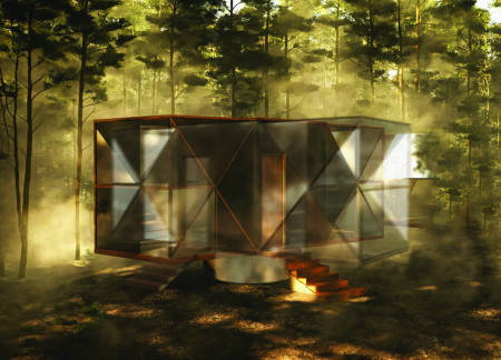 Charred Wooden Shingles and Cross-Laminated Timber Panels Shape a Sustainable Community Hub  