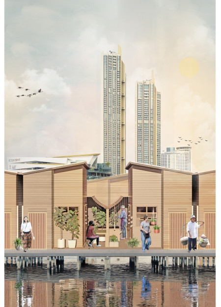 Elevated Living Through Amphibious Foundations and Fiber-Cement Facades