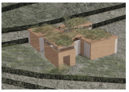 Charred Wooden Shingles and Cross-Laminated Timber Panels Create Harmonious Community Space  