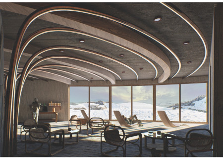 Architectural Harmony Through Cross-Laminated Timber Panels and Chared Wooden Shingles