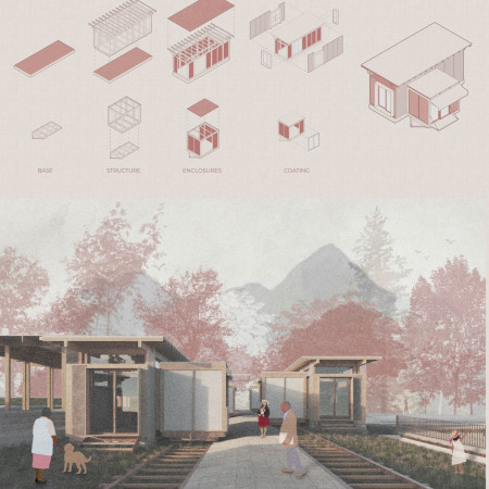 Charred Wooden Shingles And Cross-Laminated Timber Create A Sustainable Community Hub  