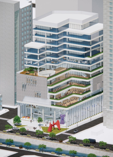 Charred Wooden Shingles and Cross-Laminated Timber Define a Community-Centric Space