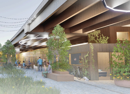 Charred Wooden Shingles and Cross-Laminated Timber Panels Create a Sustainable Community Hub  