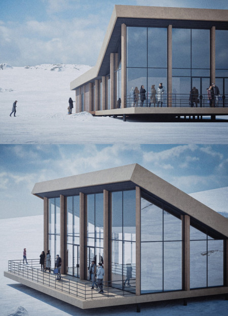 Charred Wooden Shingles and Cross-Laminated Timber Panels Create Cohesive Community Space  