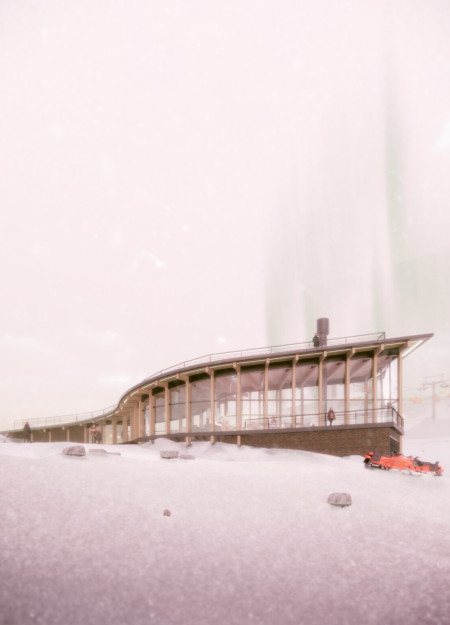 Charred Wooden Shingles and Natural Lighting in a Flexible Community Space