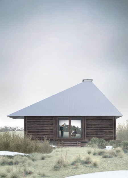 Charred Wooden Shingles and Green Roofs Enhance Community Spaces With Sustainable Design  