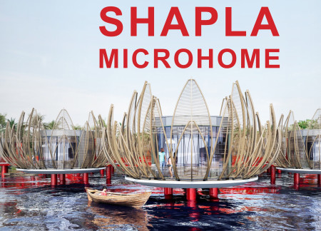 Charred Wooden Shingles and Cross-Laminated Timber Define A Sustainable Community Space  