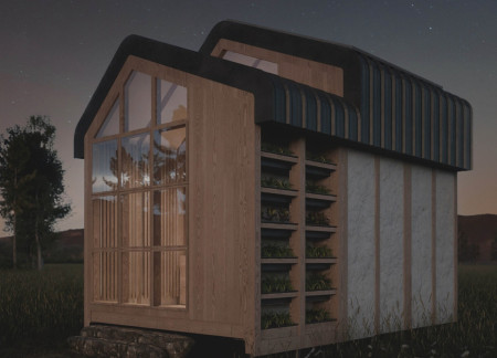 Charred Wooden Shingles and Expansive Glass Create a Harmonious Community Space  