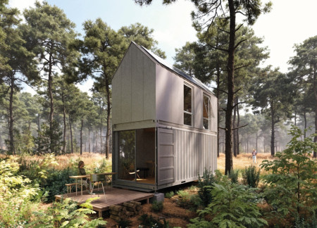 Charred Wooden Shingles and Cross-Laminated Timber Create a Multifunctional Urban Haven