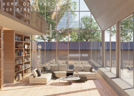 Charred Wooden Shingles and Reclaimed Timber Define a Multifunctional Urban Haven