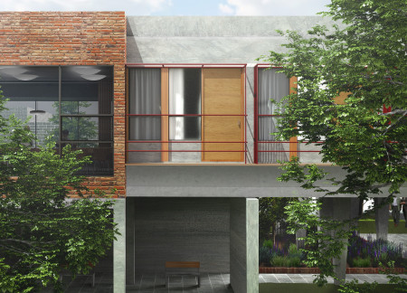 Charred Wooden Shingles and Natural Light Create Flexible Community Spaces  