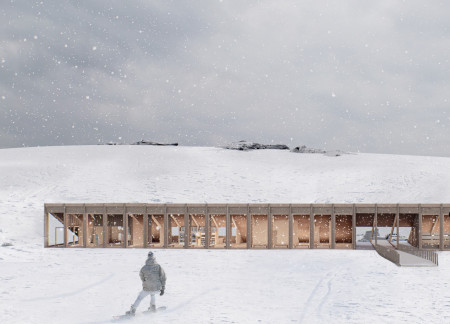 Charred Wooden Shingles and Cross-Laminated Timber Define Sustainable Urban Living
