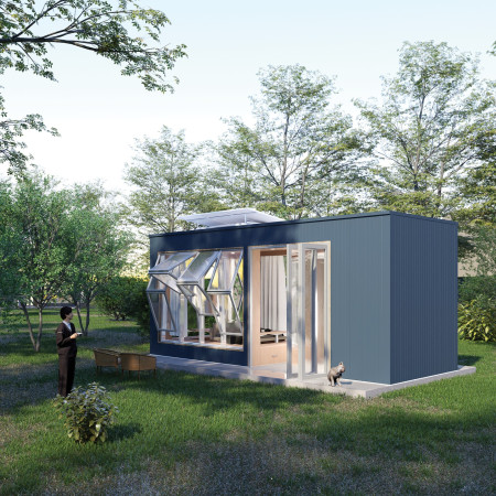 Flexible Living Space With Steel Framing and Large Glazing In A Sustainable Urban Context