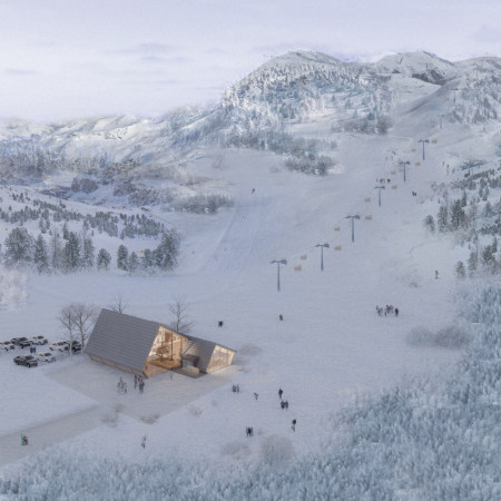 Charred Wooden Shingles and Green Roofs Transforming Community Spaces with Sustainable Materials  