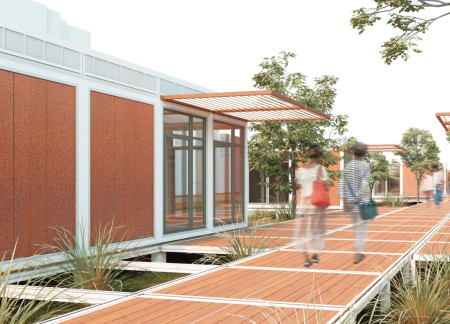 Charred Wooden Shingles and Natural Light Define a Versatile Community Gathering Space