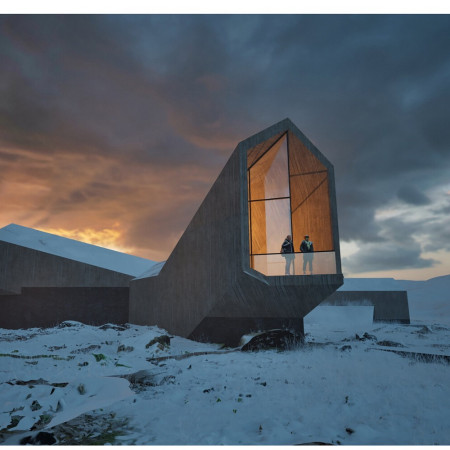 Charred Wooden Shingles and Cross-Laminated Timber Panels Enriching Multifunctional Community Spaces