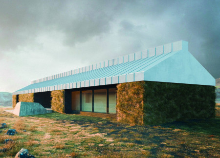 Charred Wooden Shingles and Cross-Laminated Timber Define a Sustainable Community Hub  
