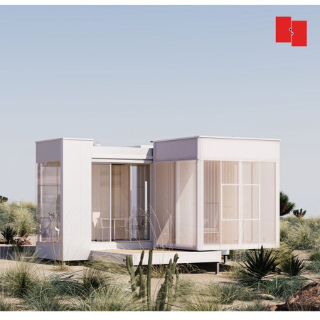 Portable Living Solution Featuring KingSpan Panels and Biophilic Design Principles