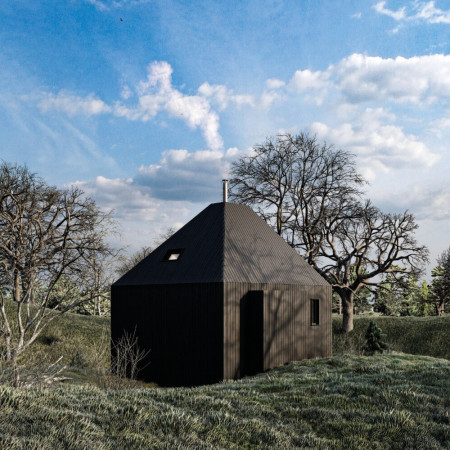 Charred Wooden Shingles and Laminated Timber Create Dynamic Community Spaces