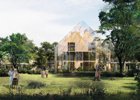 Charred Wooden Shingles and Cross-Laminated Timber Enhance Urban Resilience in Community Spaces