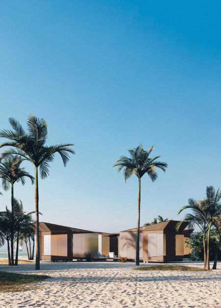 Charred Wooden Shingles and Cross-Laminated Timber Panels Define A Sustainable Urban Centerpiece  
