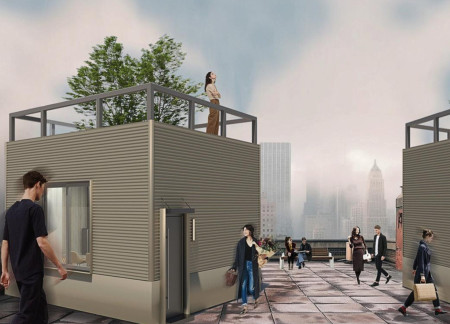 Charred Wooden Shingles and Cross-Laminated Timber Panels Define Sustainable Community Space  