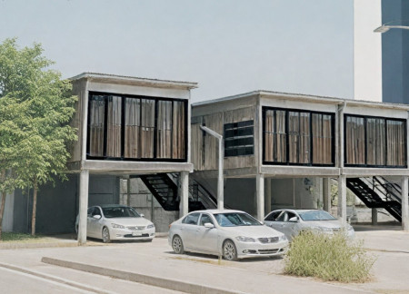 Charred Wooden Shingles and Cross-Laminated Timber Define a Community-Focused Space  