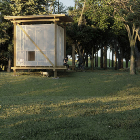 Charred Wooden Shingles and Cross-Laminated Timber Panels Create a Sustainable Community Hub
