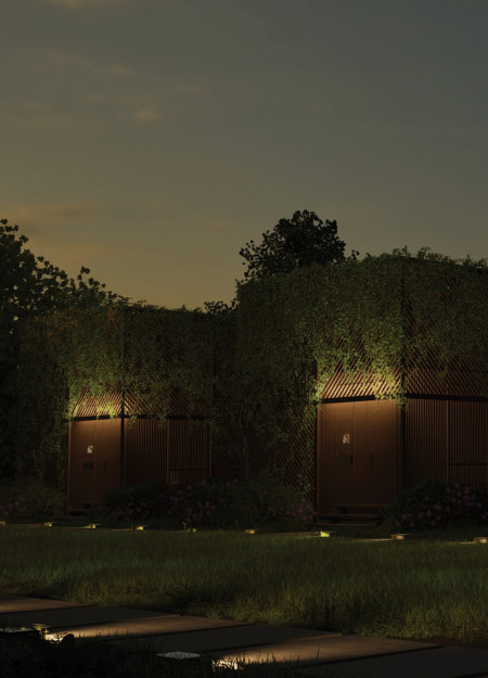 Charred Wooden Shingles and Cross-Laminated Timber Panels Transforming Community Spaces