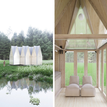 Rainwater Harvesting Home Embracing Local Stone and Ipe Wood in Coastal Harmony  