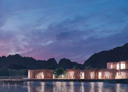 Charred Wooden Shingles and Expansive Glazing Define a Sustainable Community Hub