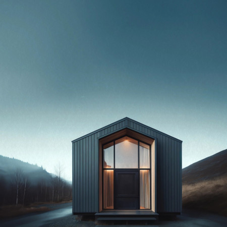 Cross-Laminated Timber Construction Featuring Insulated Panels in a Sustainable Micro Home  
