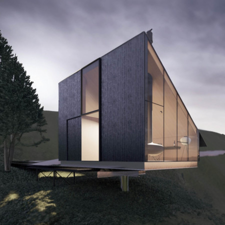 Charred Wooden Shingles and Natural Light Create Community Spaces in a Sustainable Design  