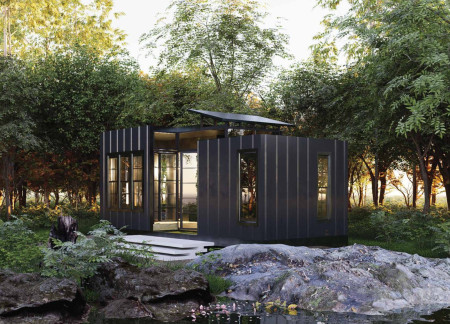 Charred Wooden Shingles and Cross-Laminated Timber Enhance Community Connectivity in a Modern Urban Setting