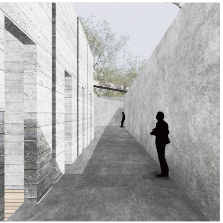 Charred Wooden Shingles and Biophilic Courtyards in a Versatile Community Hub