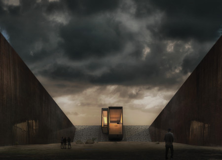 Charred Wooden Shingles and Laminated Timber Create a Harmonious Community Hub  