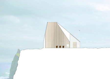 Charred Wooden Shingles and Cross-Laminated Timber Panels Define a Distinctive Multi-Use Space  