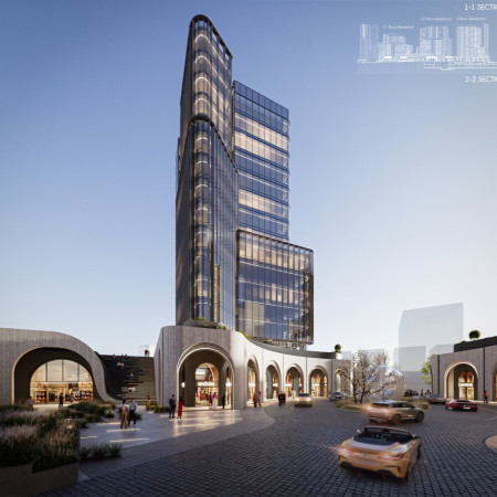 Charred Wooden Shingles and Cross-Laminated Timber Enhance Sustainable Community Living  